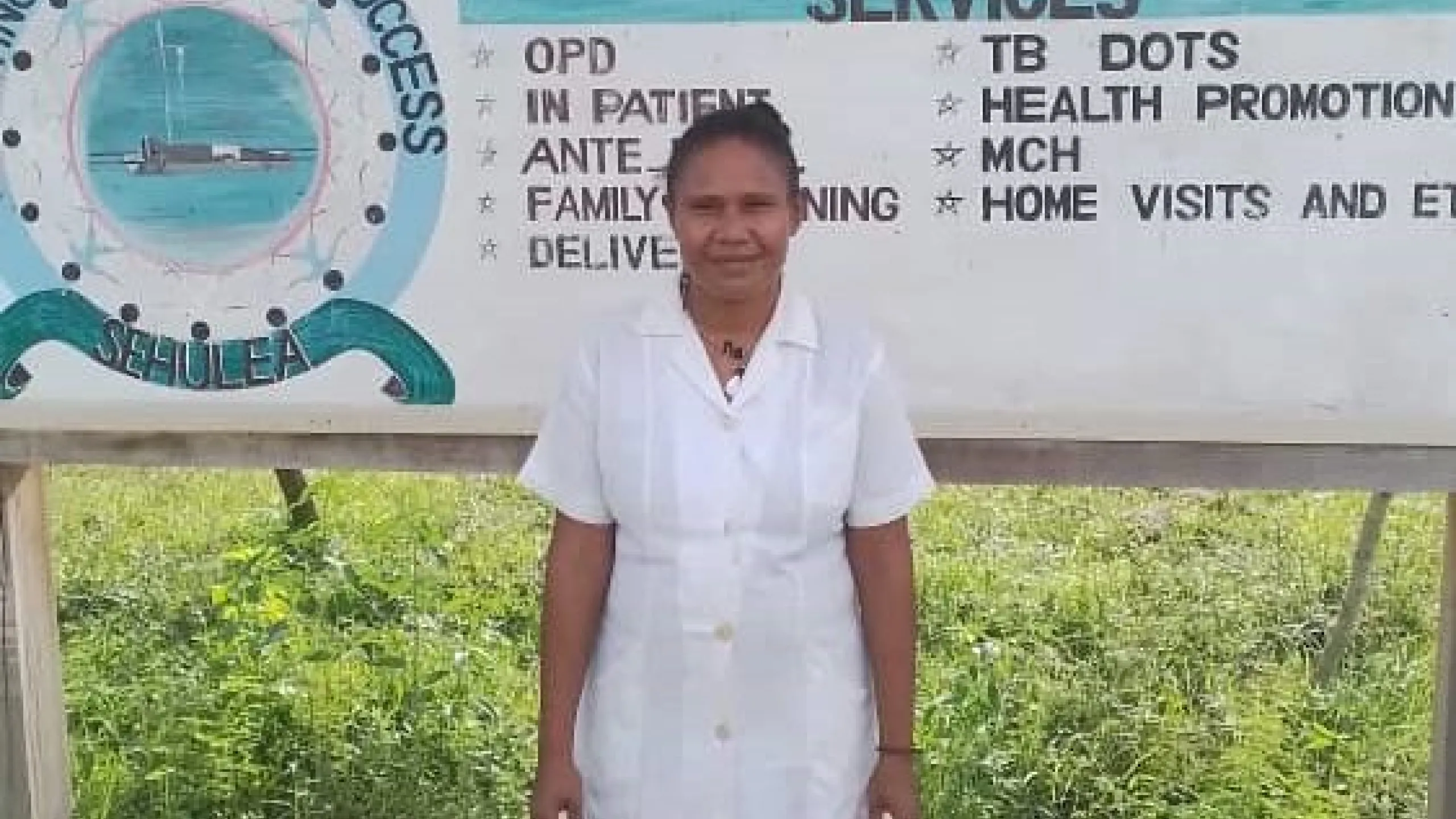 Elsie-Meiki-at-Sehulea-Health-Clinic